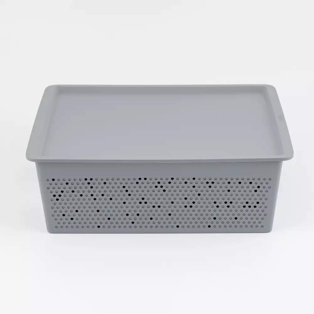 Caja Tatay 30X14X39Cm Gris 12 Lt Plastico 7014214
