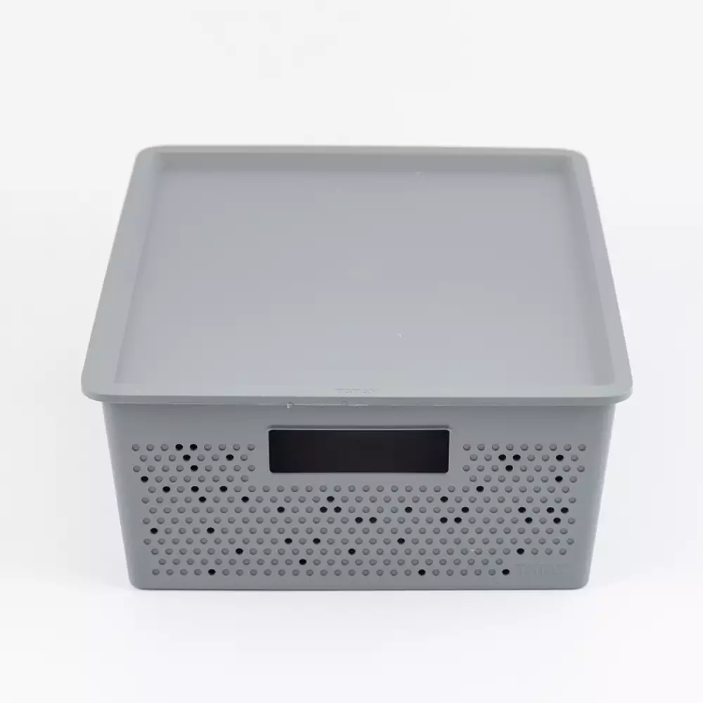 Caja Tatay 30X14X39Cm Gris 12 Lt Plastico 7014214