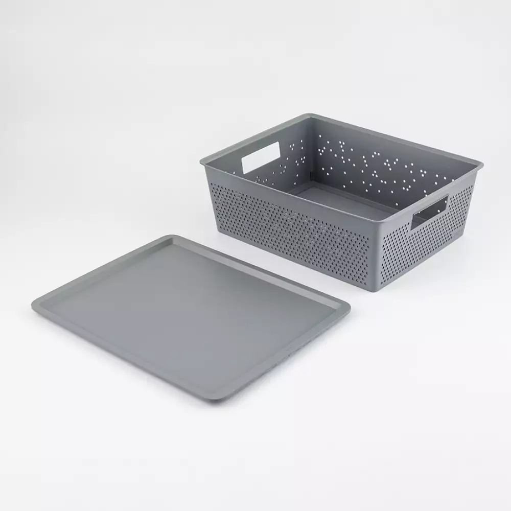 Caja Tatay 30X14X39Cm Gris 12 Lt Plastico 7014214
