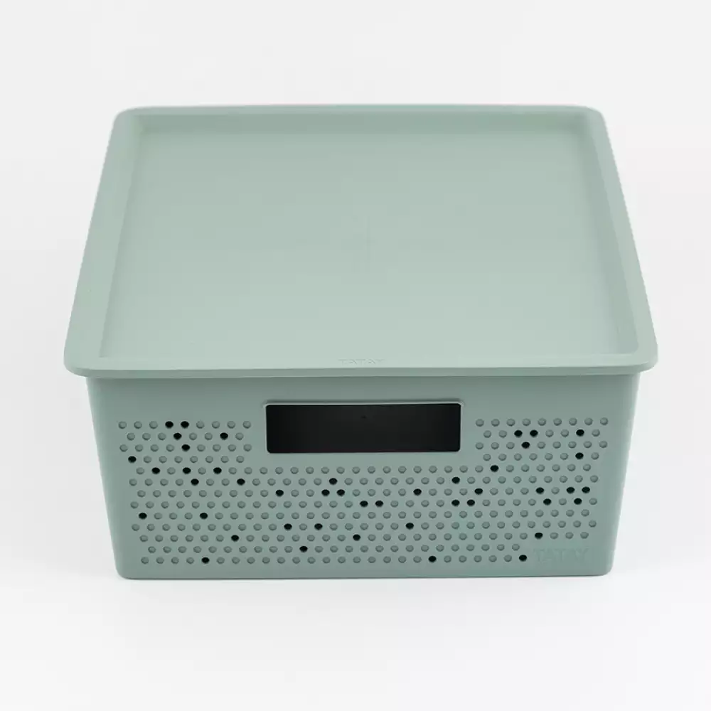 Caja Tatay 30X14X39Cm Verde 12 Lt Plastico 7014207