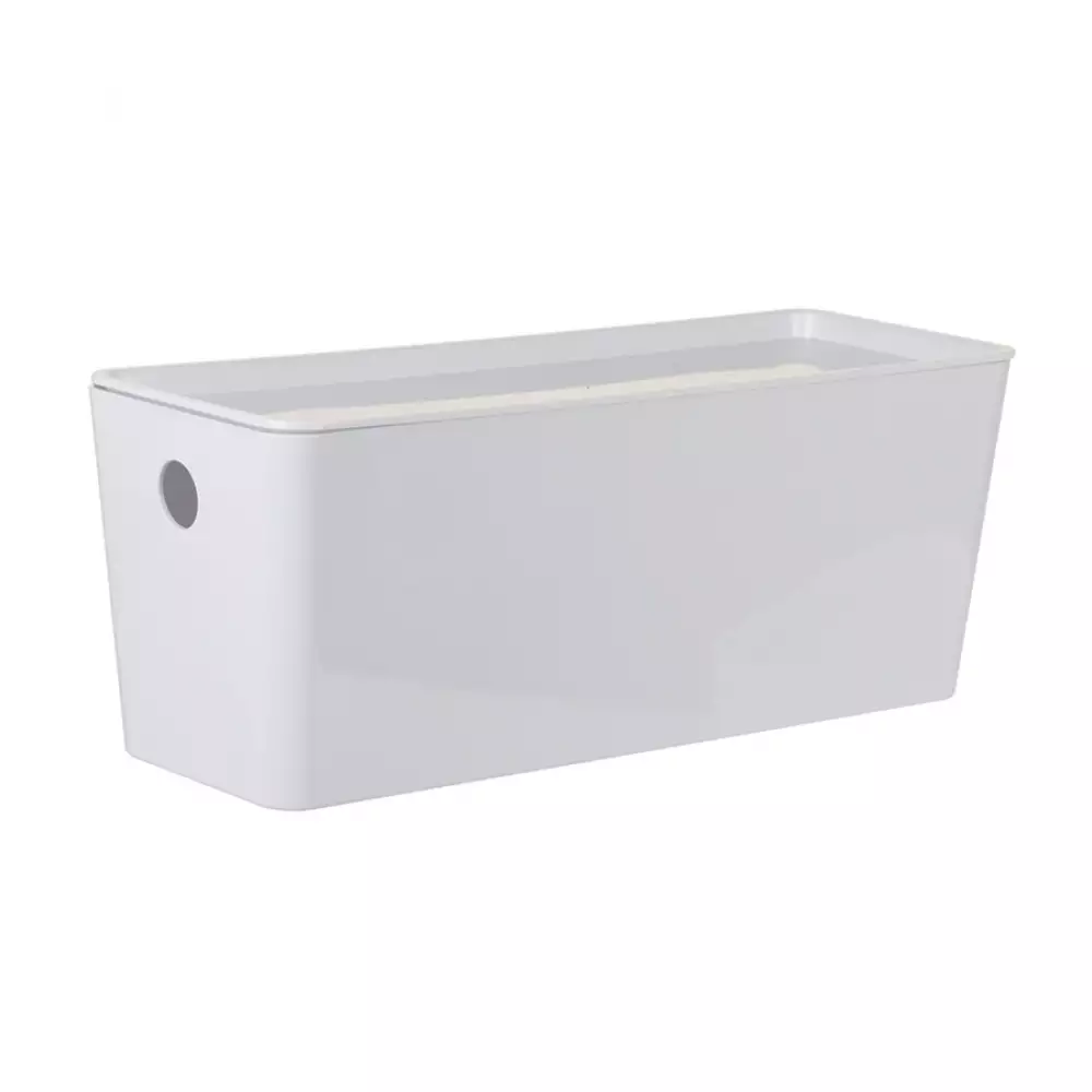 Caja Tengone Rectángulo 35X13X14Cm Blanco 5 Lt Plastico Tg541