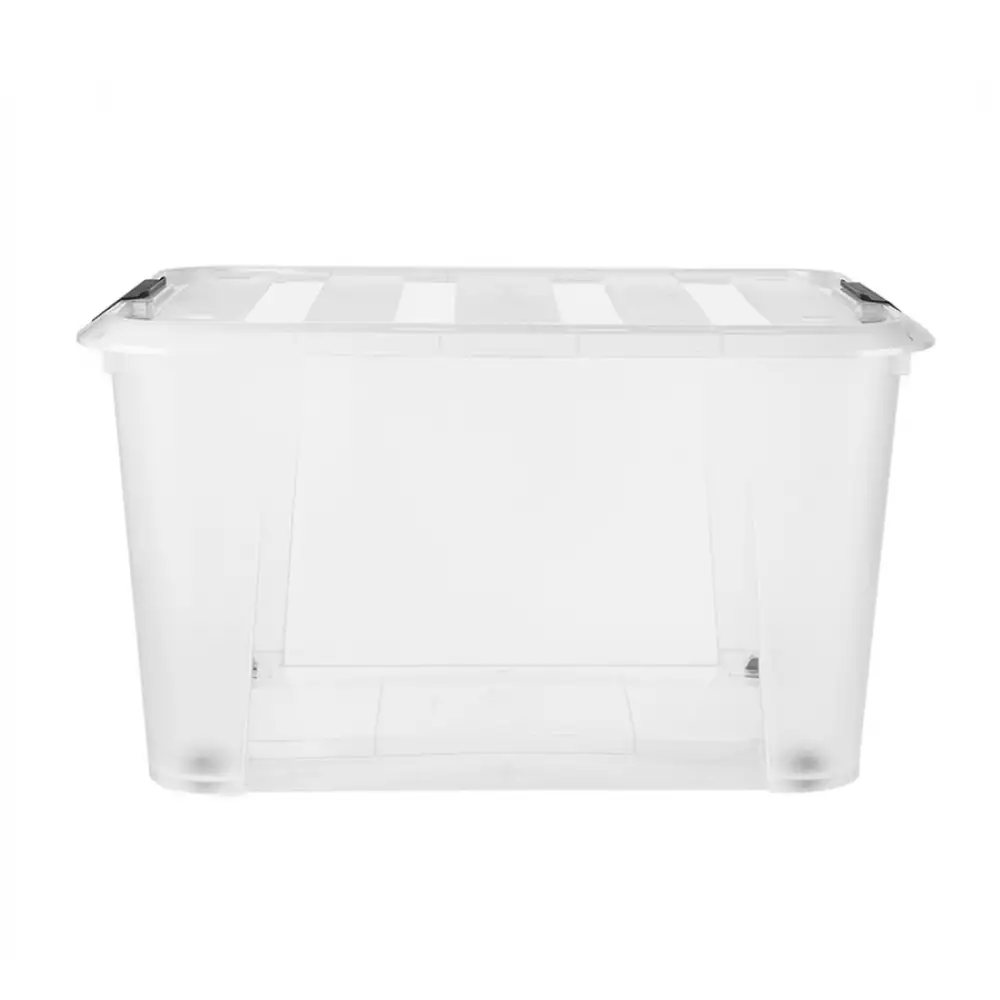 Caja Tengone Ruedas 62X43X36Cm Translucido 70 Lt Plastico Tg5