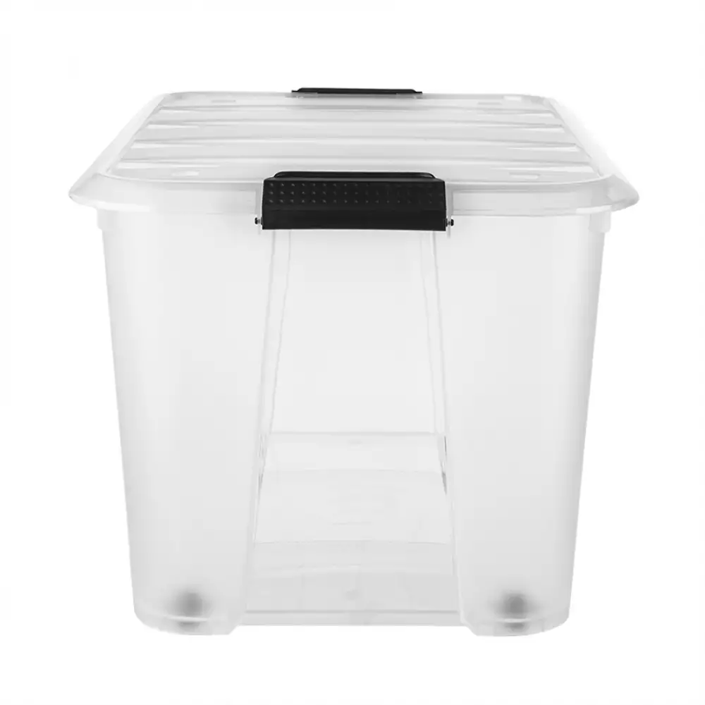 Caja Tengone Ruedas 62X43X36Cm Translucido 70 Lt Plastico Tg5
