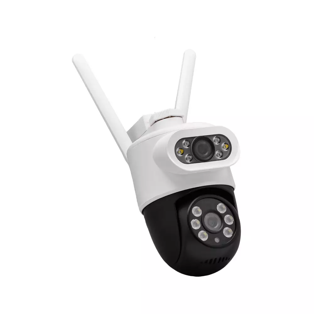 Camara Inteligente Con Movimiento Exterior Valance 2K Doble Lente