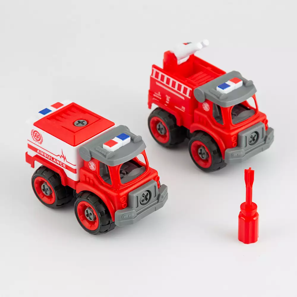 Camion Maypa Bomberos 34X8Cm Rojo 2 Pz Plastico 83