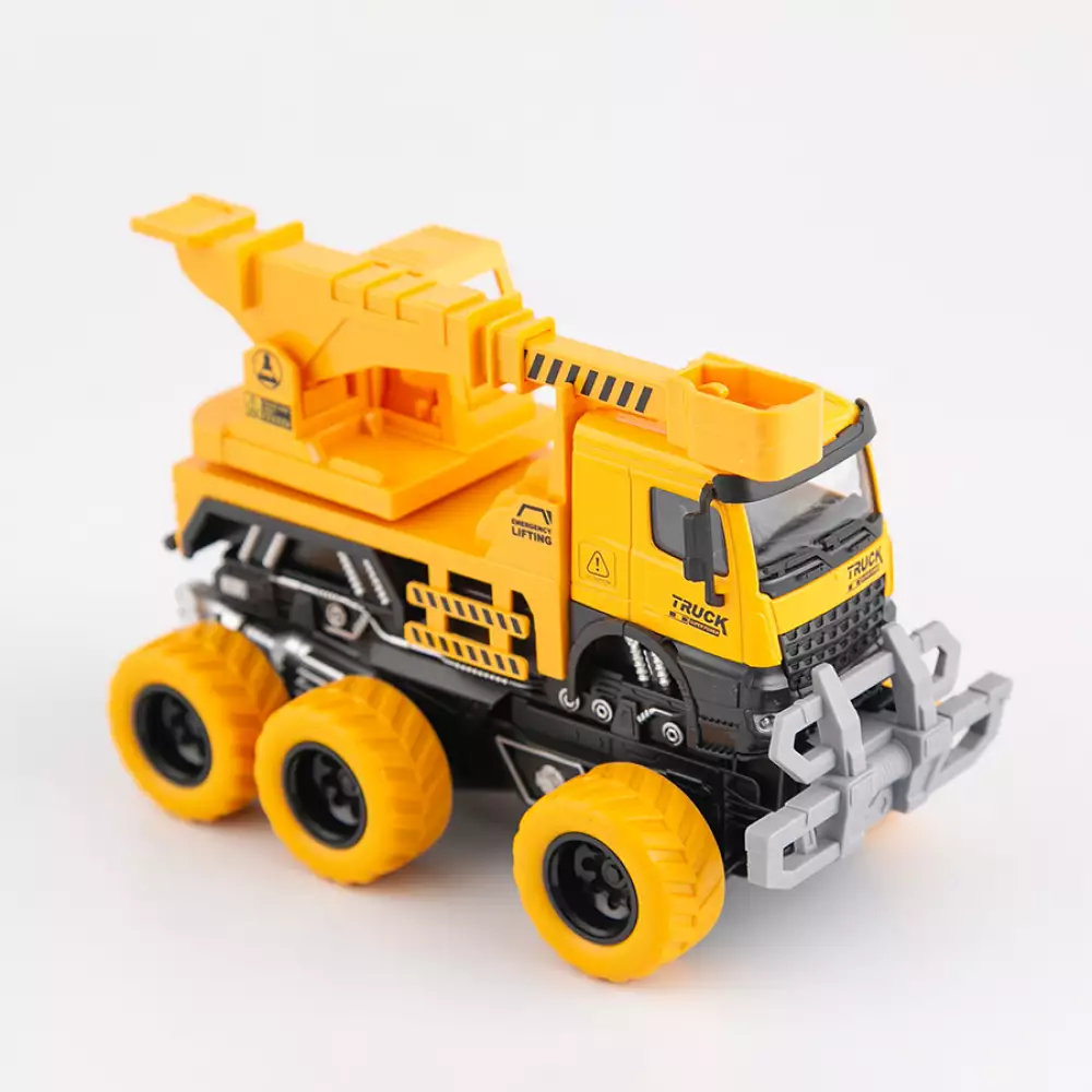 Camion Maypa Grua 23X11Cm Amarillo Plastico 1