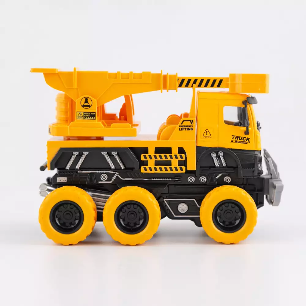 Camion Maypa Grua 23X11Cm Amarillo Plastico 1