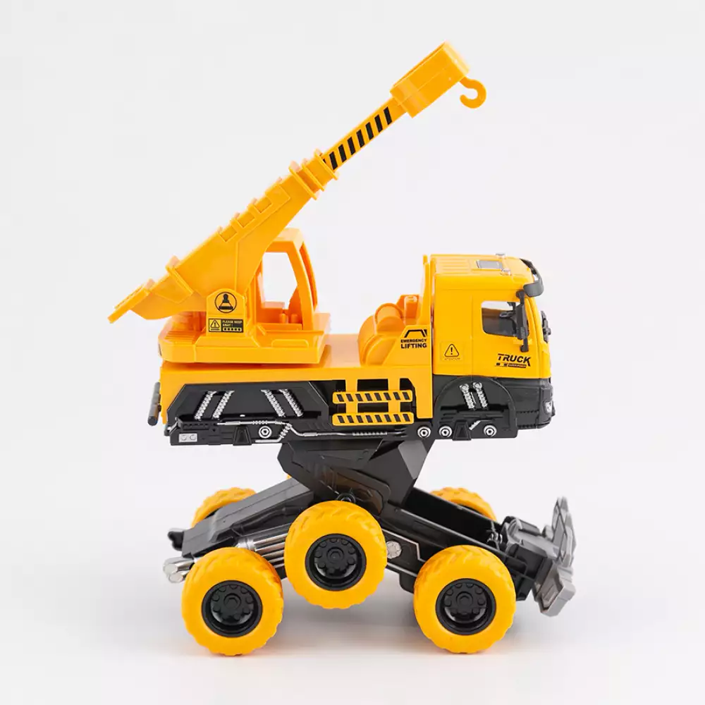 Camion Maypa Grua 23X11Cm Amarillo Plastico 1