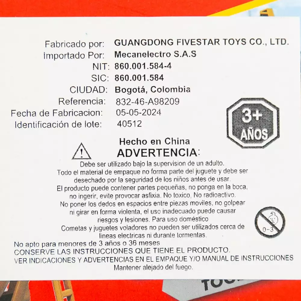 Camion Maypa Grua 23X11Cm Amarillo Plastico 1