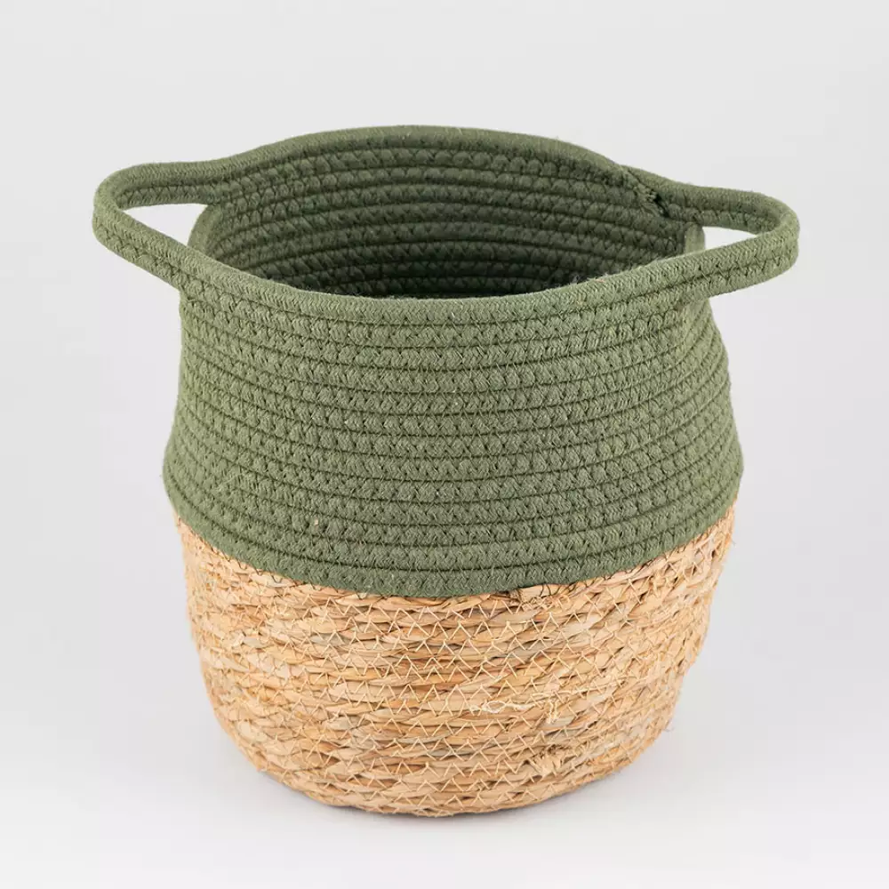 Canasta Concepts Jade Collection Pequena Fibra Natura
