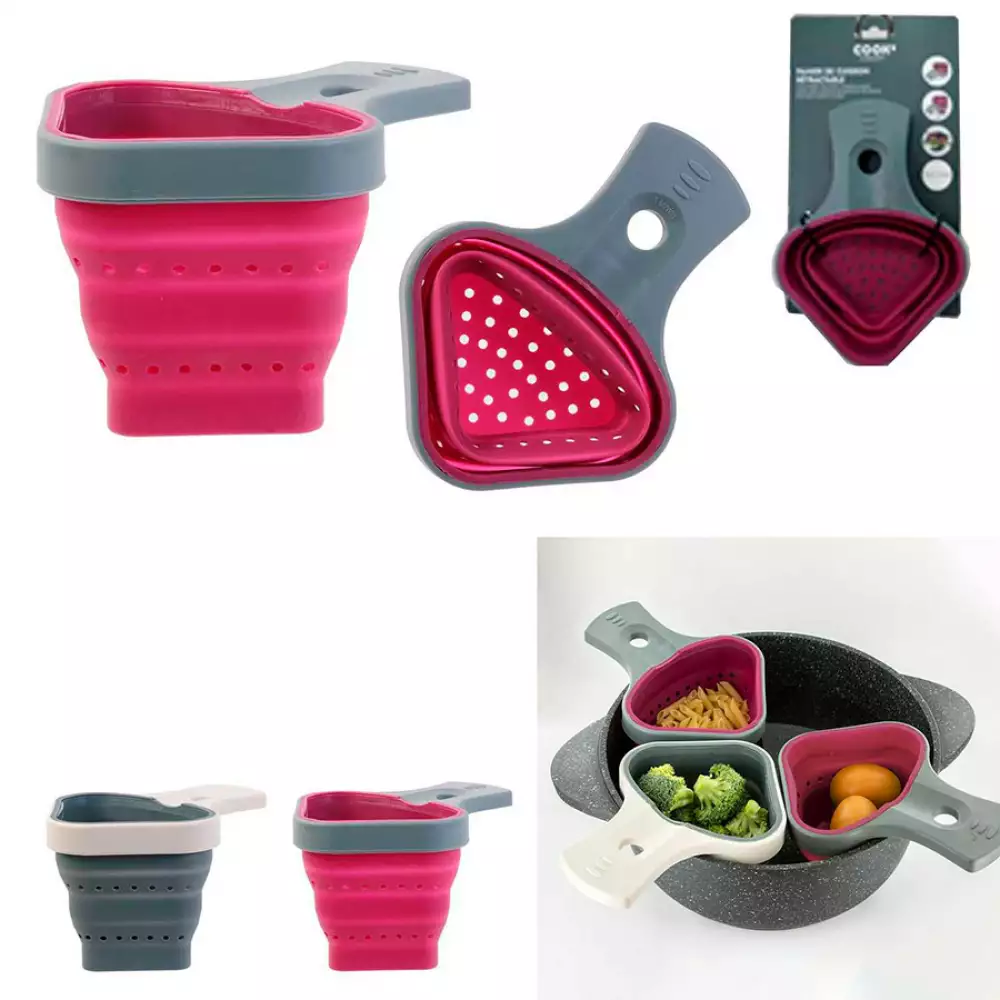 Canasta Cook Concept Para Cocinar Verduras En Silicona Retractil K