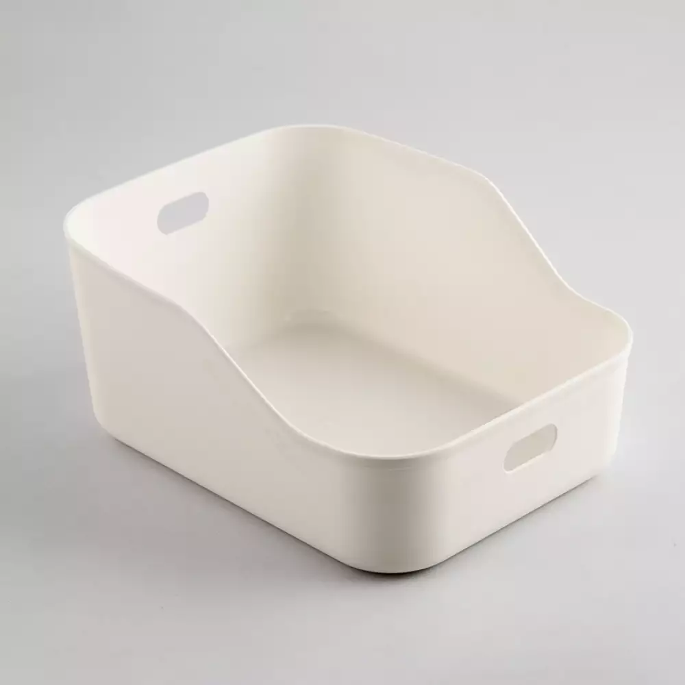 Canasta Haixing 25X21X12Cm Blanco Plastico Hxp00394
