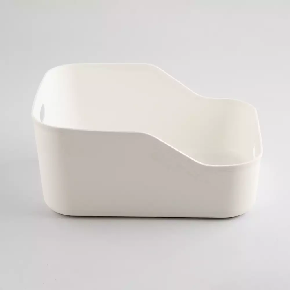 Canasta Haixing 25X21X12Cm Blanco Plastico Hxp00394