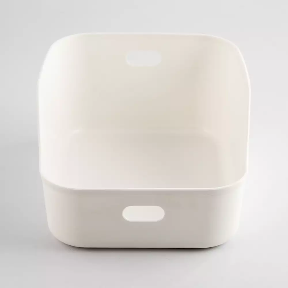 Canasta Haixing 25X21X12Cm Blanco Plastico Hxp00394