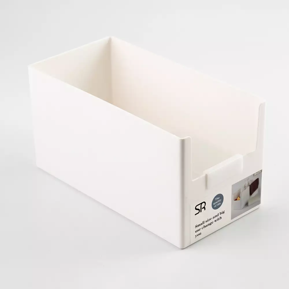 Canasta Haixing 28X14X14Cm Blanco Plastico Hxp00046