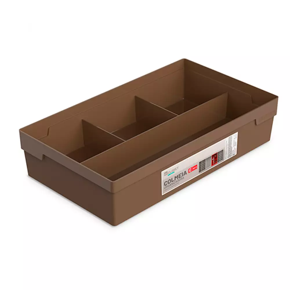 Canasta Ordene My Closet 21X23X35Cm Cafe Plastico Or67430                                 