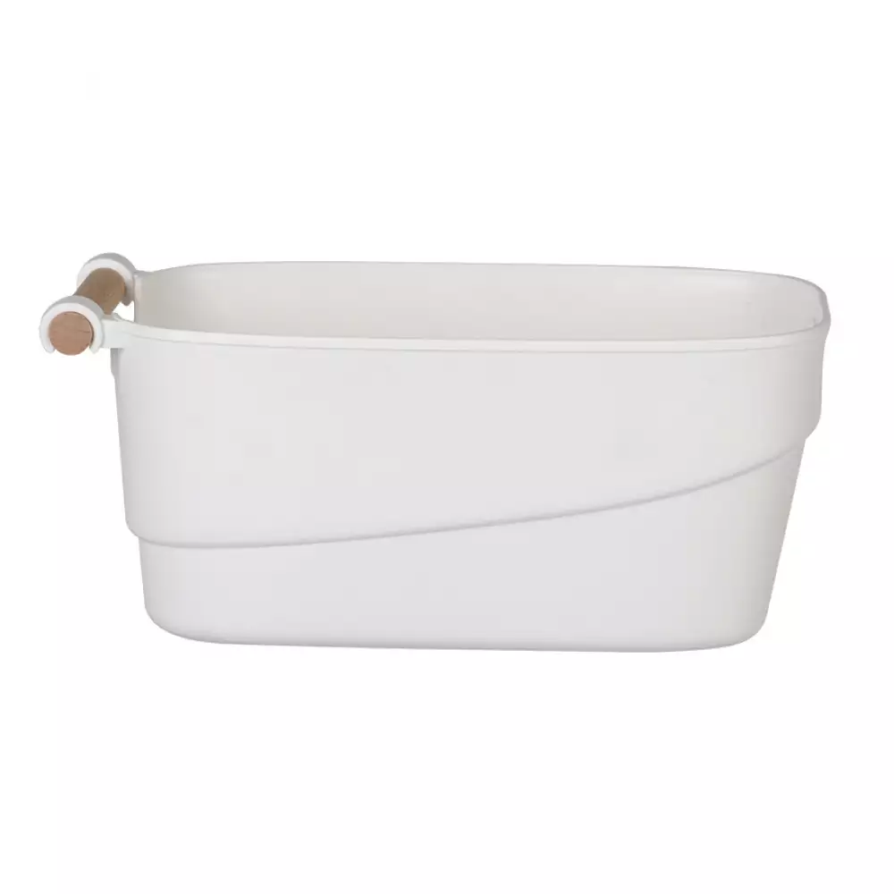 Canasta Perla 40X21X18Cm Blanco Plastico Tg55311