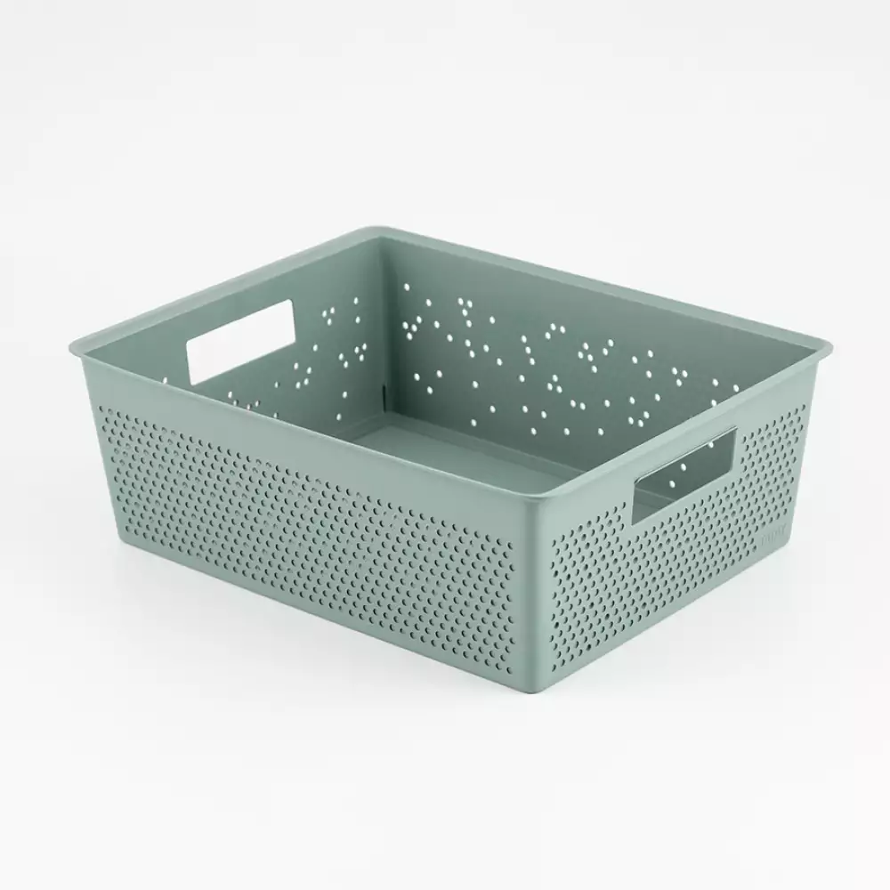 Canasta Tatay 30X14X39Cm Verde Plastico 7013207