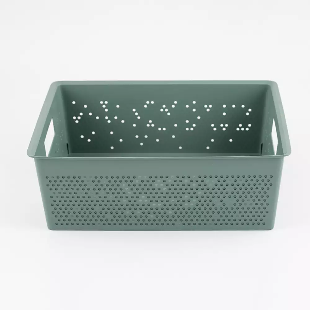 Canasta Tatay 30X14X39Cm Verde Plastico 7013207