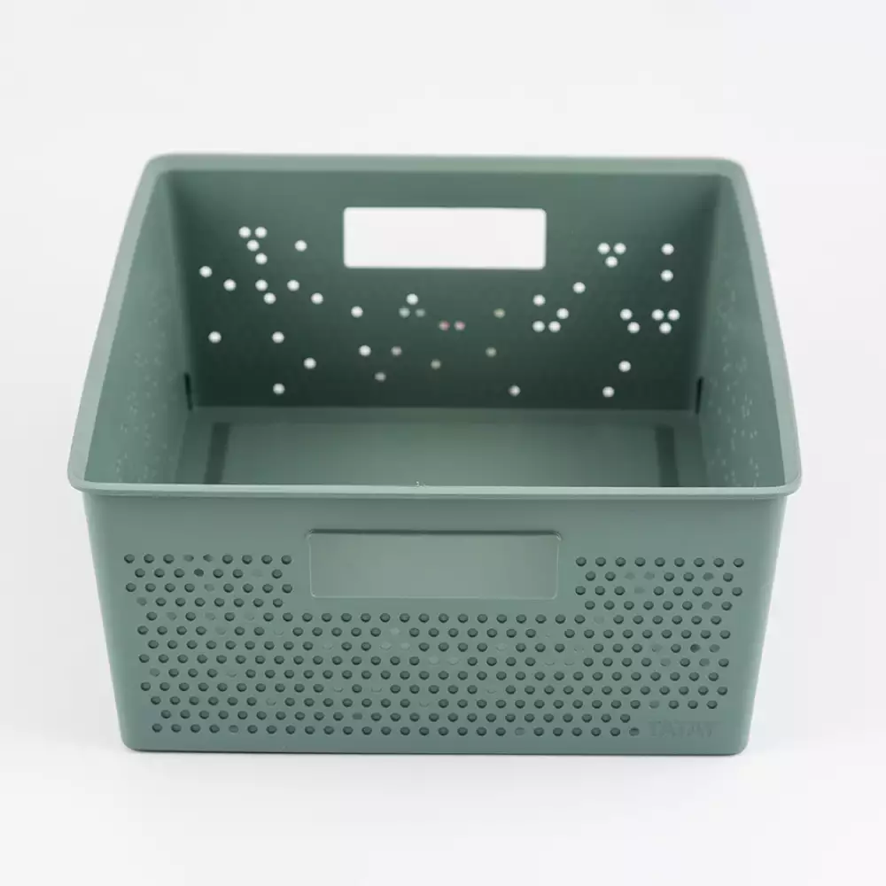 Canasta Tatay 30X14X39Cm Verde Plastico 7013207