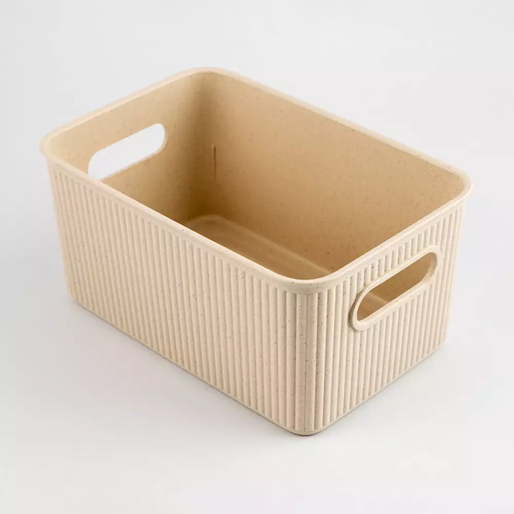 Canasta Tatay 7010238 18X13X27Cm Beige Plastico 18X13X27Cm