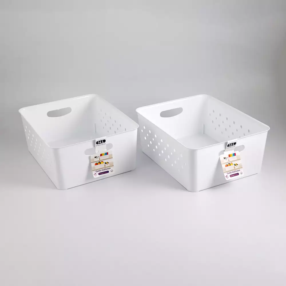 Canastas Great Plastic 140X56X15Cm 2 Ud