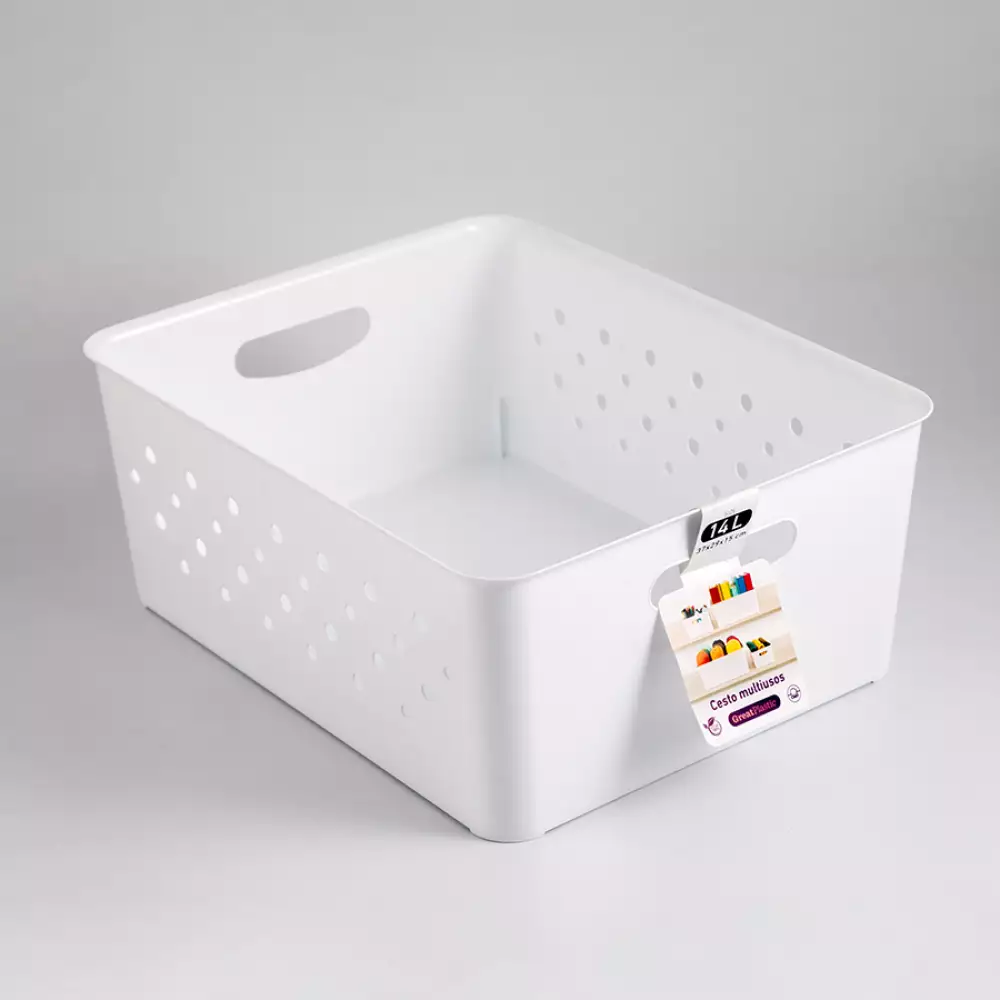 Canastas Great Plastic 140X56X15Cm 2 Ud