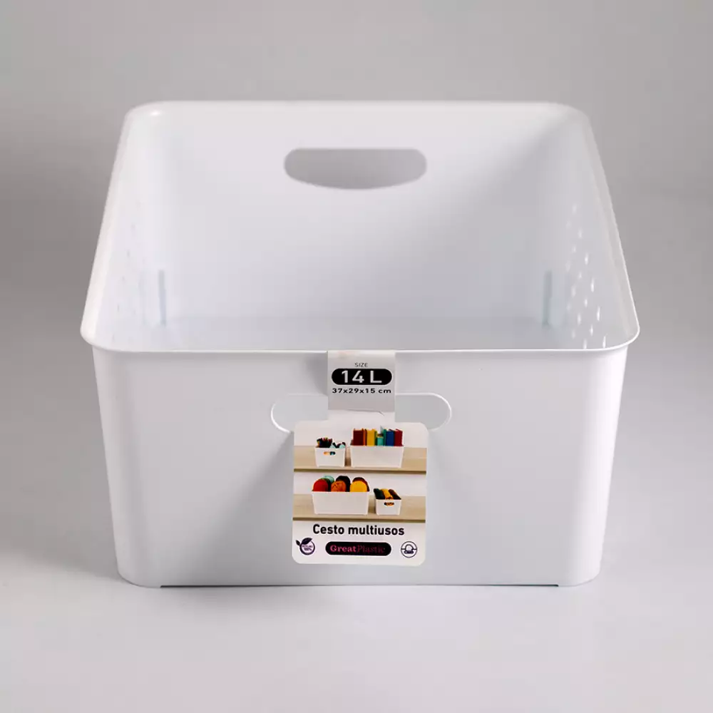 Canastas Great Plastic 140X56X15Cm 2 Ud