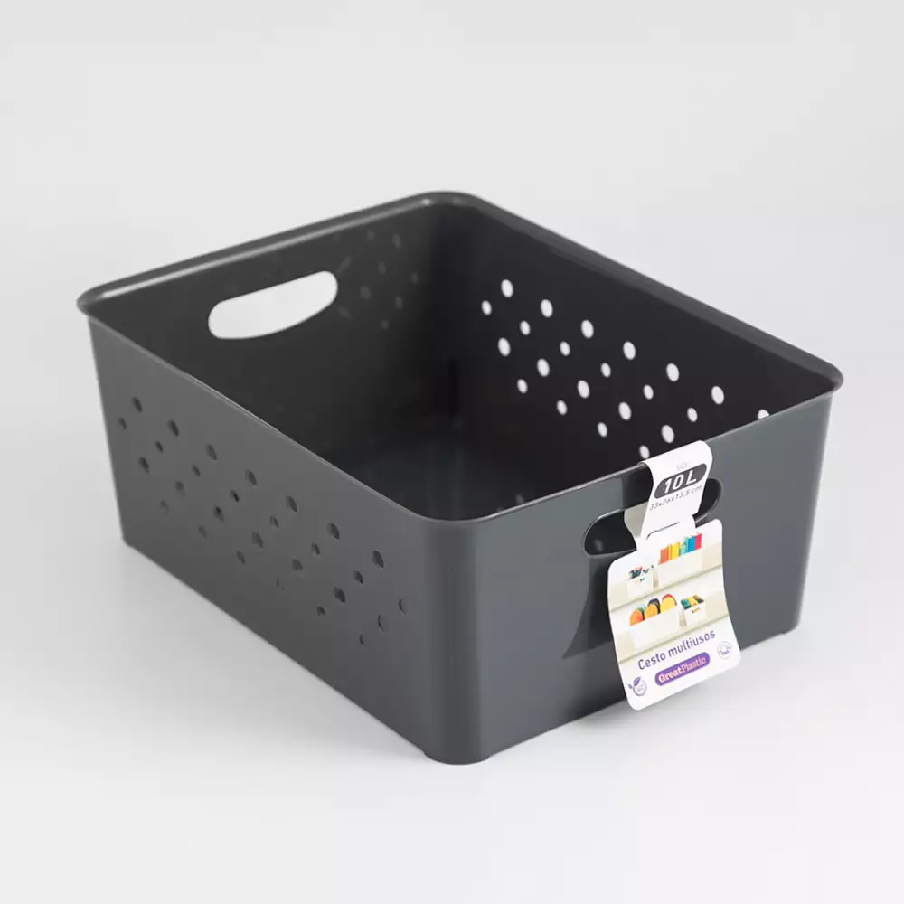 Canastas Great Plastic 31X49X30Cm 2 Ud