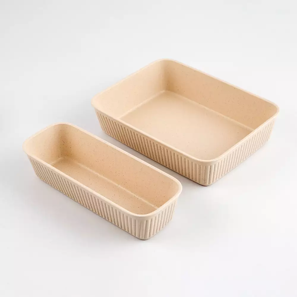 Canastilla Tatay Set 5 Un 25X6X34Cm Beige Plastico 7012638