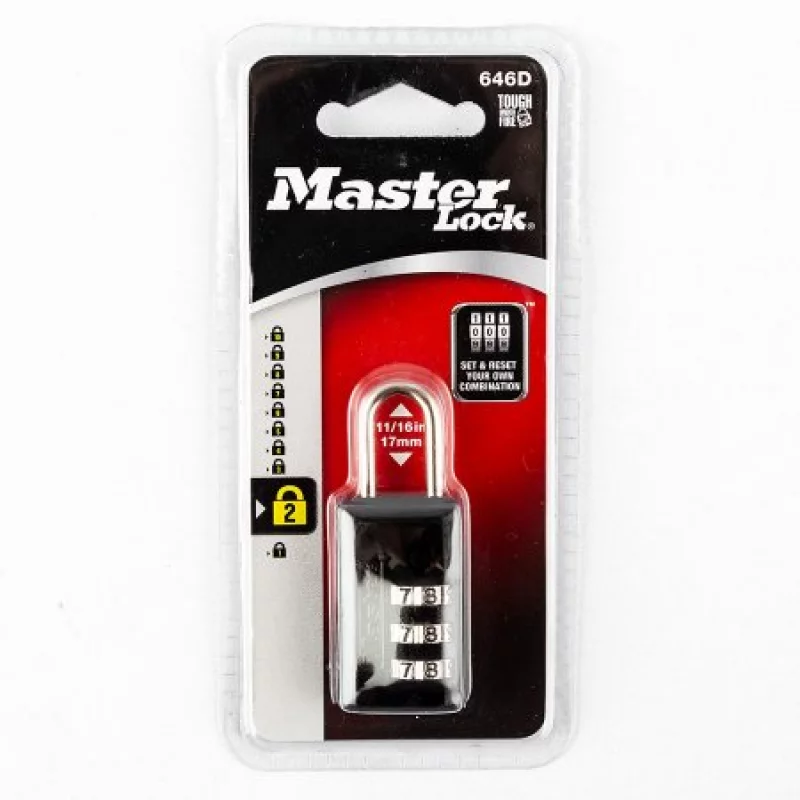 Candado Masterlock 646d Clave 20mm