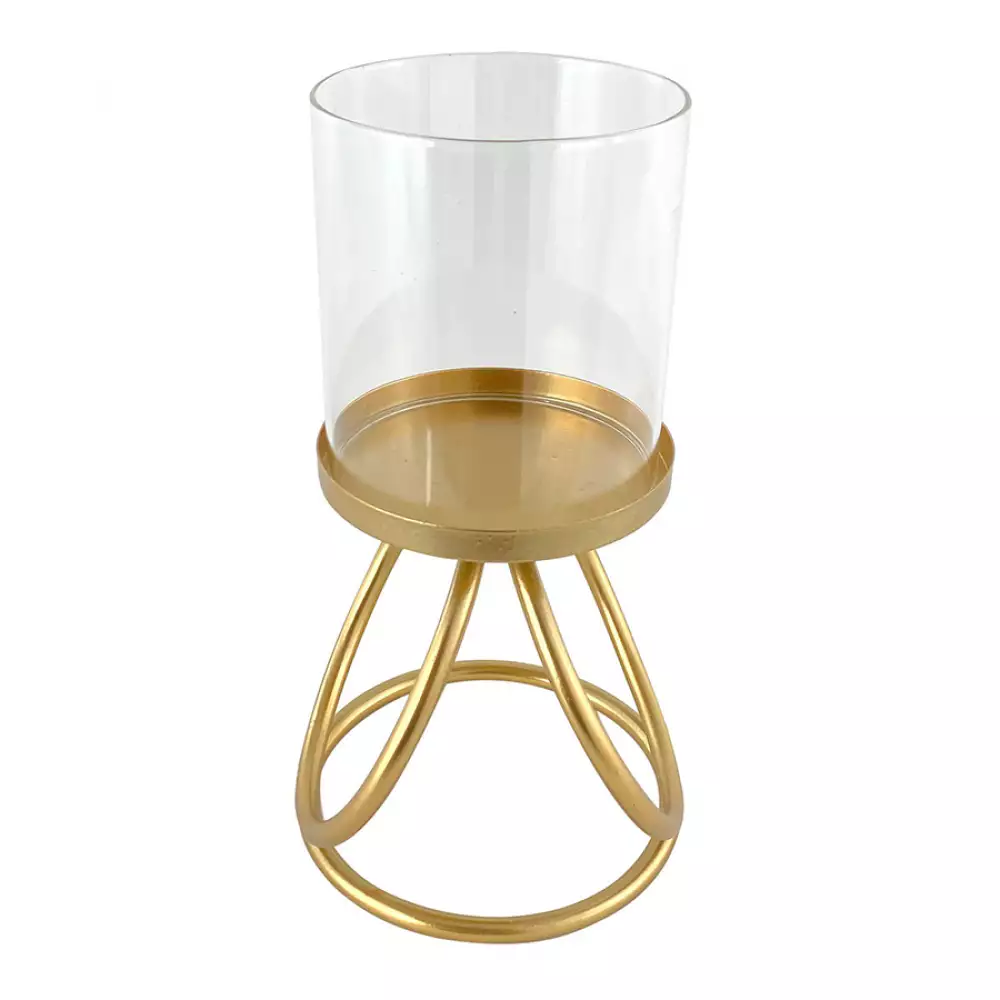 Candelabro concepts Rose Blush 12x21,5x13cm dorado hierro 448-5715