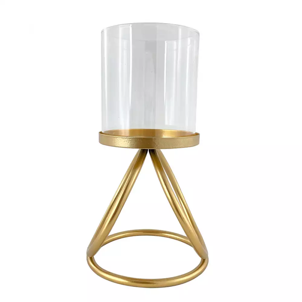 Candelabro concepts Rose Blush 12x21,5x13cm dorado hierro 448-5715