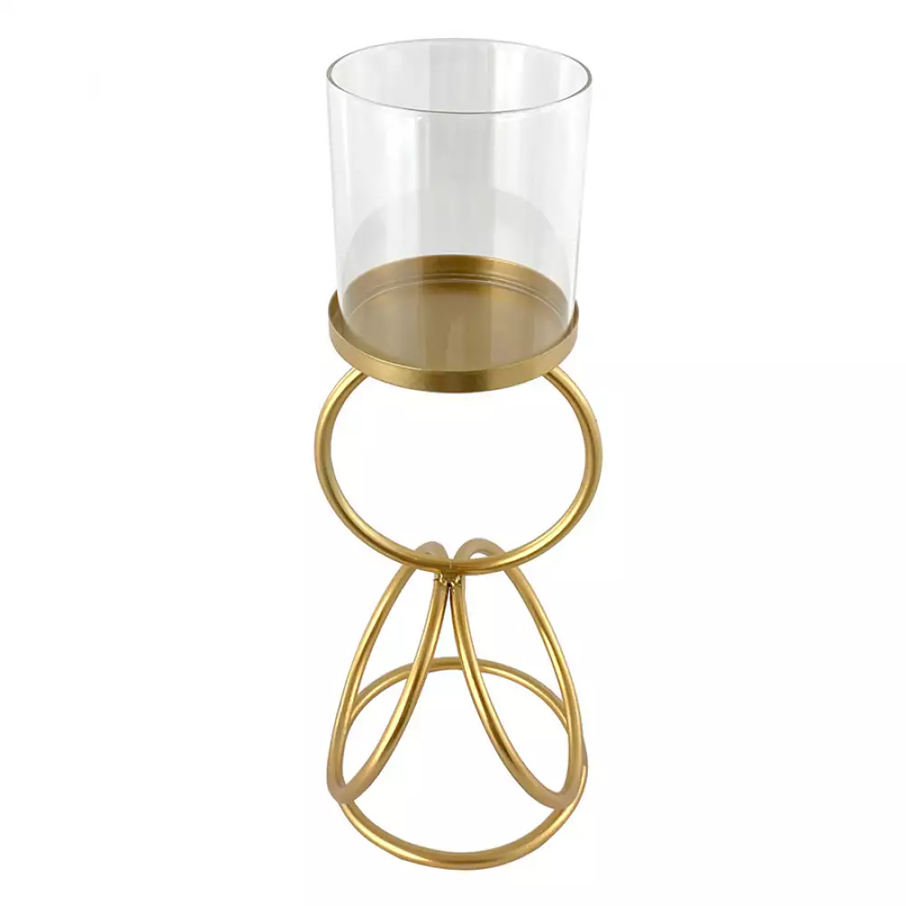 Candelabro concepts Rose Blush 12x33,5x13cm dorado hierro 448-5715