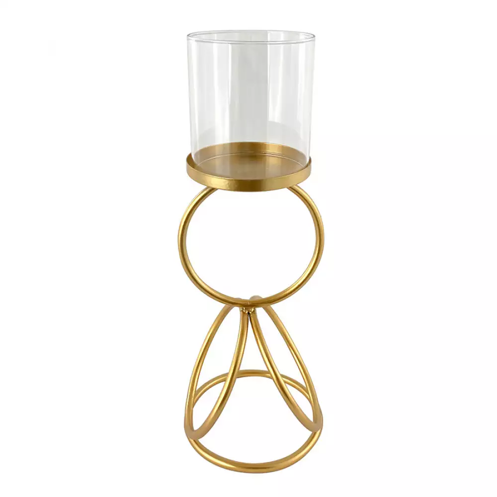 Candelabro concepts Rose Blush 12x33,5x13cm dorado hierro 448-5715