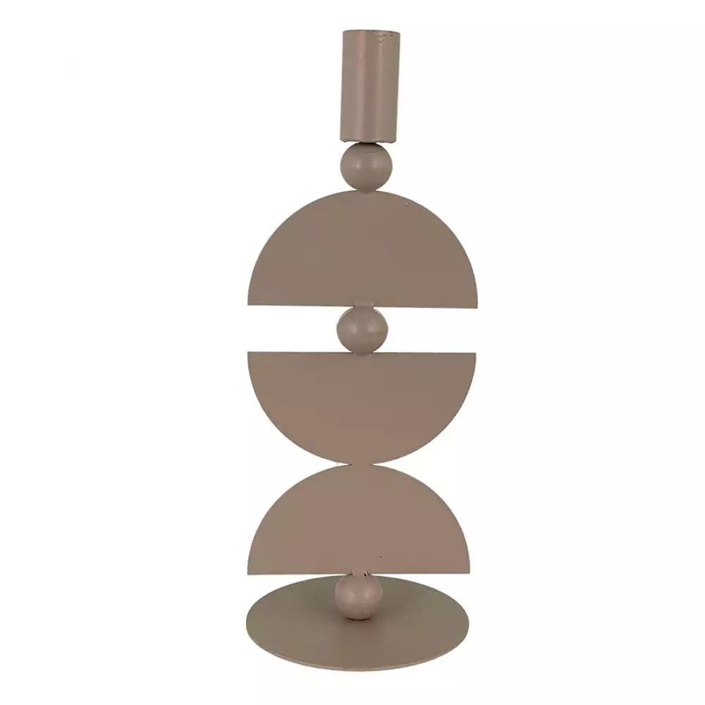 Candelabro mesa concepts Rose Blush 13x34,5x14cm beige hierro 454-