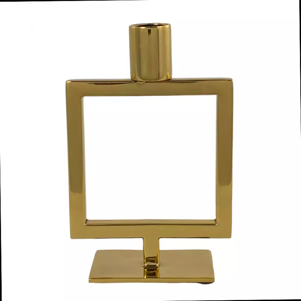 Candelabro Square Concepts Sweet Mocca 5X15X5Cm Dorado Acero 4