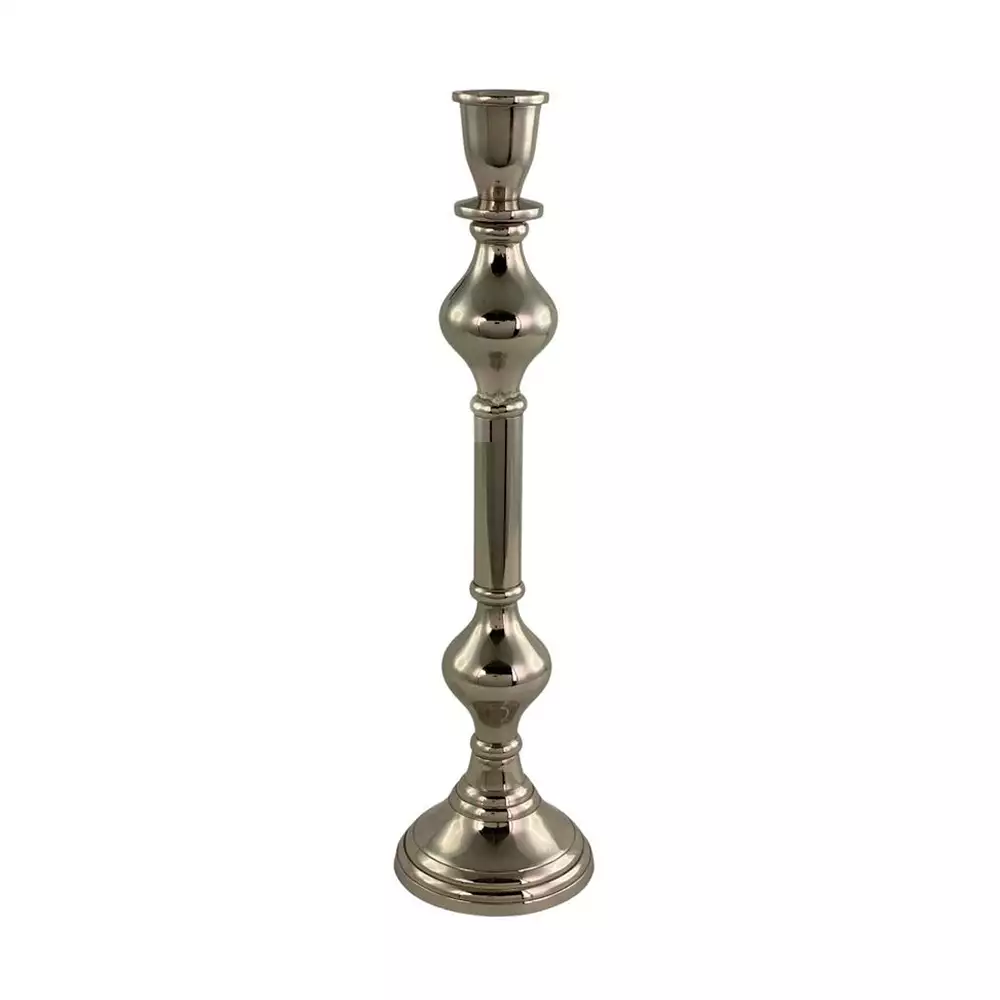 Candelabro Torno Concepts Luxor 11X40X11Cm Plateado Aluminio 4