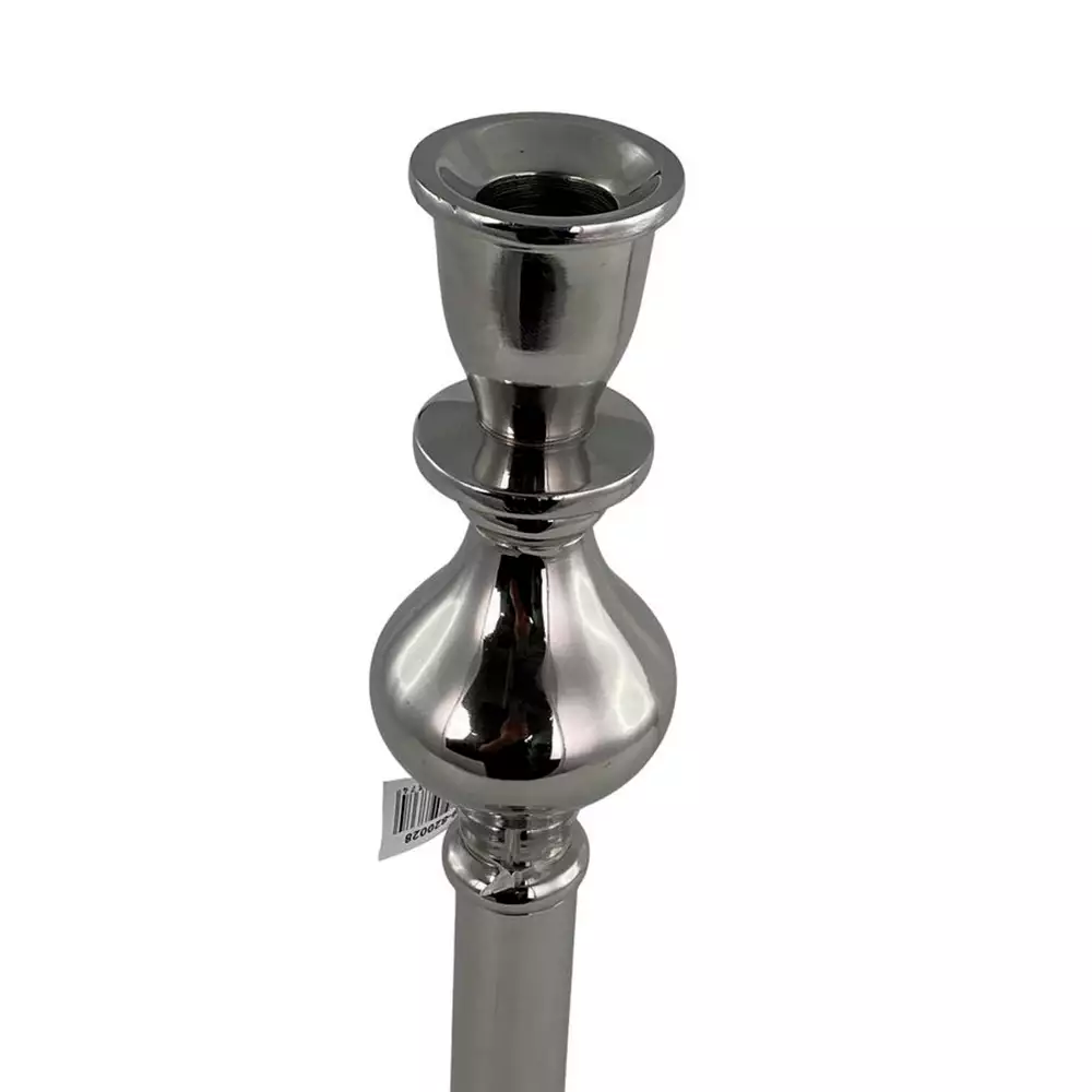 Candelabro Torno Concepts Luxor 11X40X11Cm Plateado Aluminio 4
