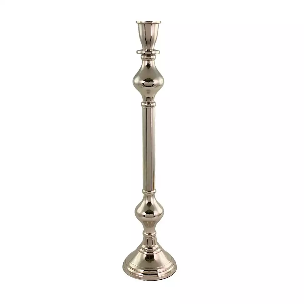 Candelabro Torno Concepts Luxor 11X47X11Cm Plateado Aluminio 4