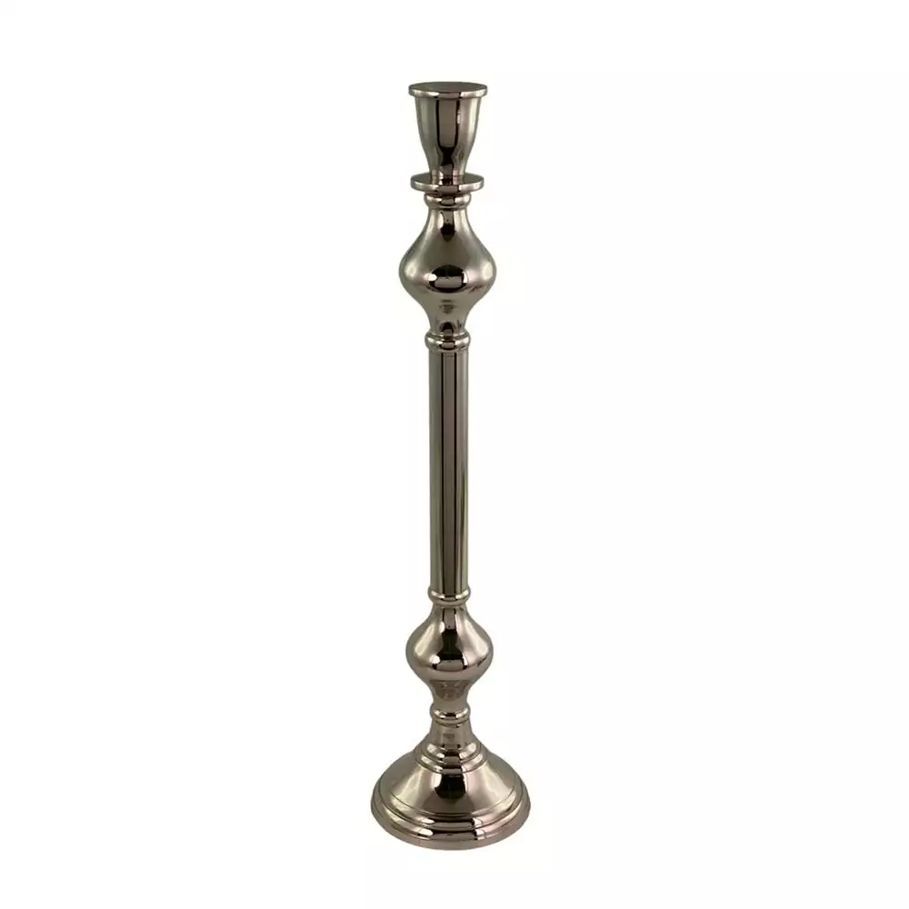 Candelabro Torno Concepts Luxor 11X47X11Cm Plateado Aluminio 4