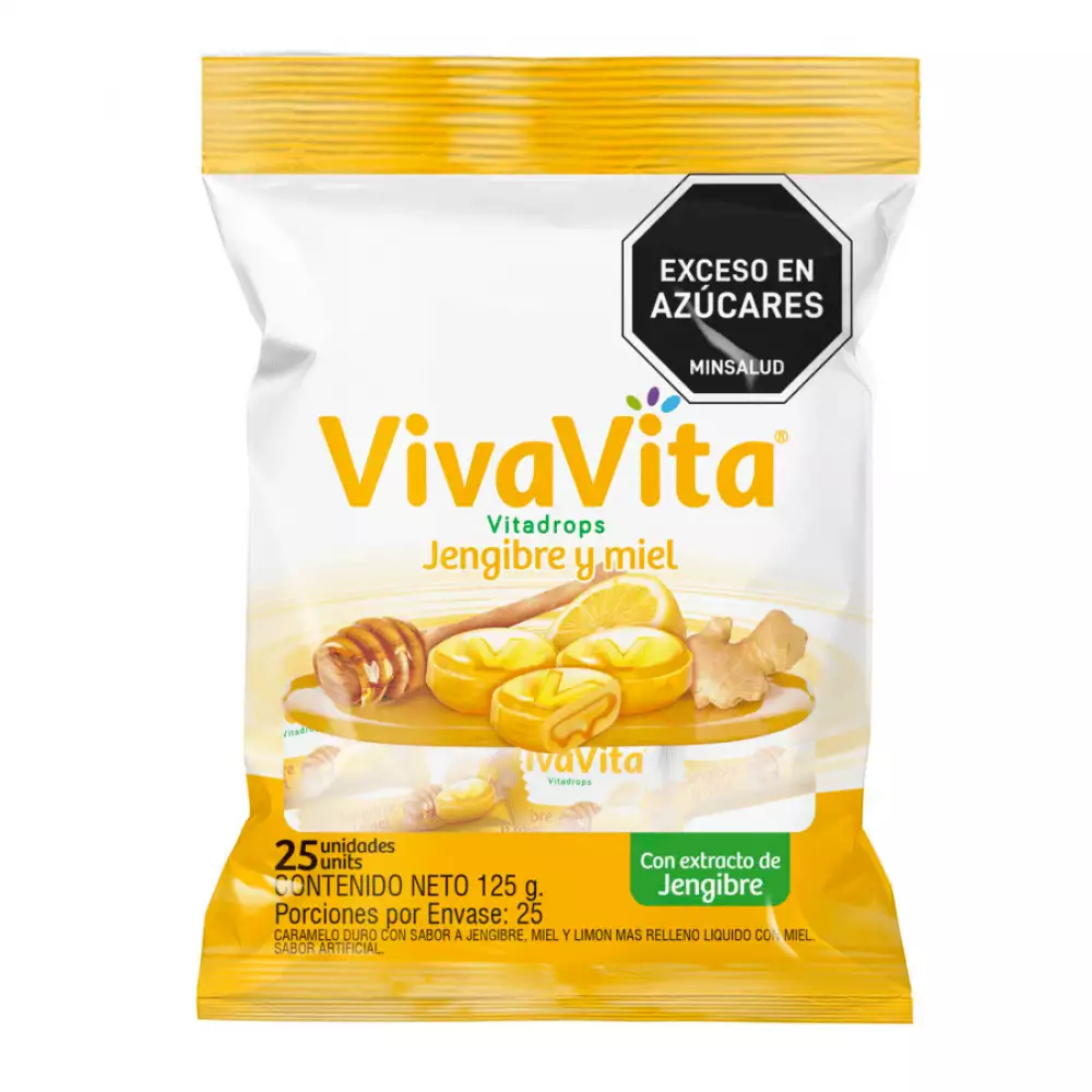 Caramelo Vivavita Vitadrops 125 Gr Jengibre 07832