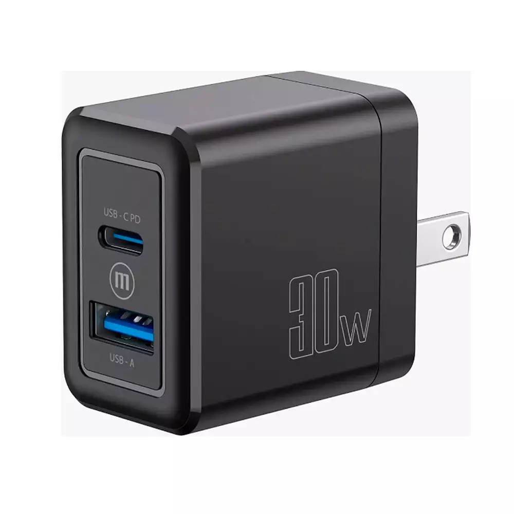 Cargador Maxell 2 Puertos C + A 30 W 348593