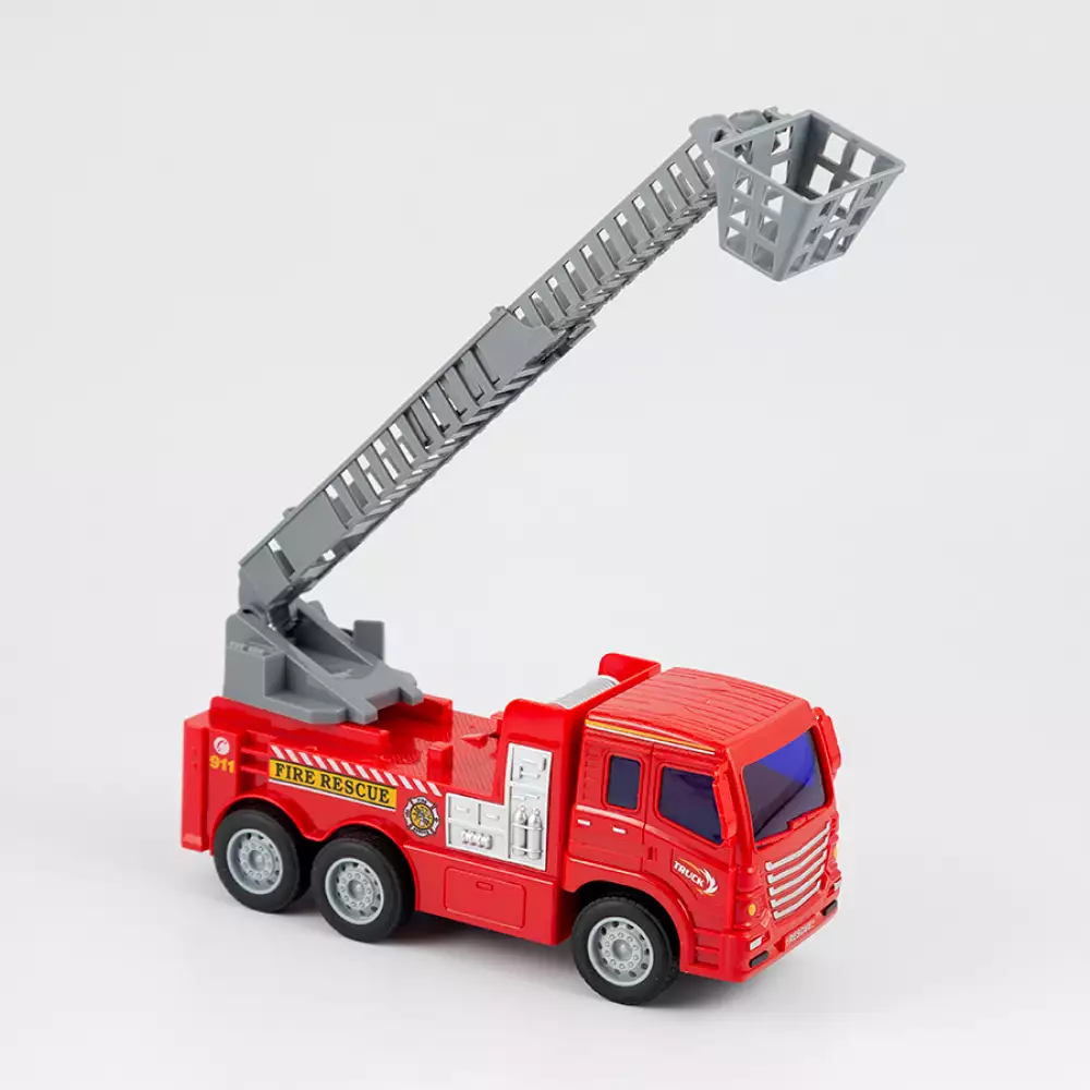 Carro Maypa Bomberos Rc 39X11Cm Rojo Plastico