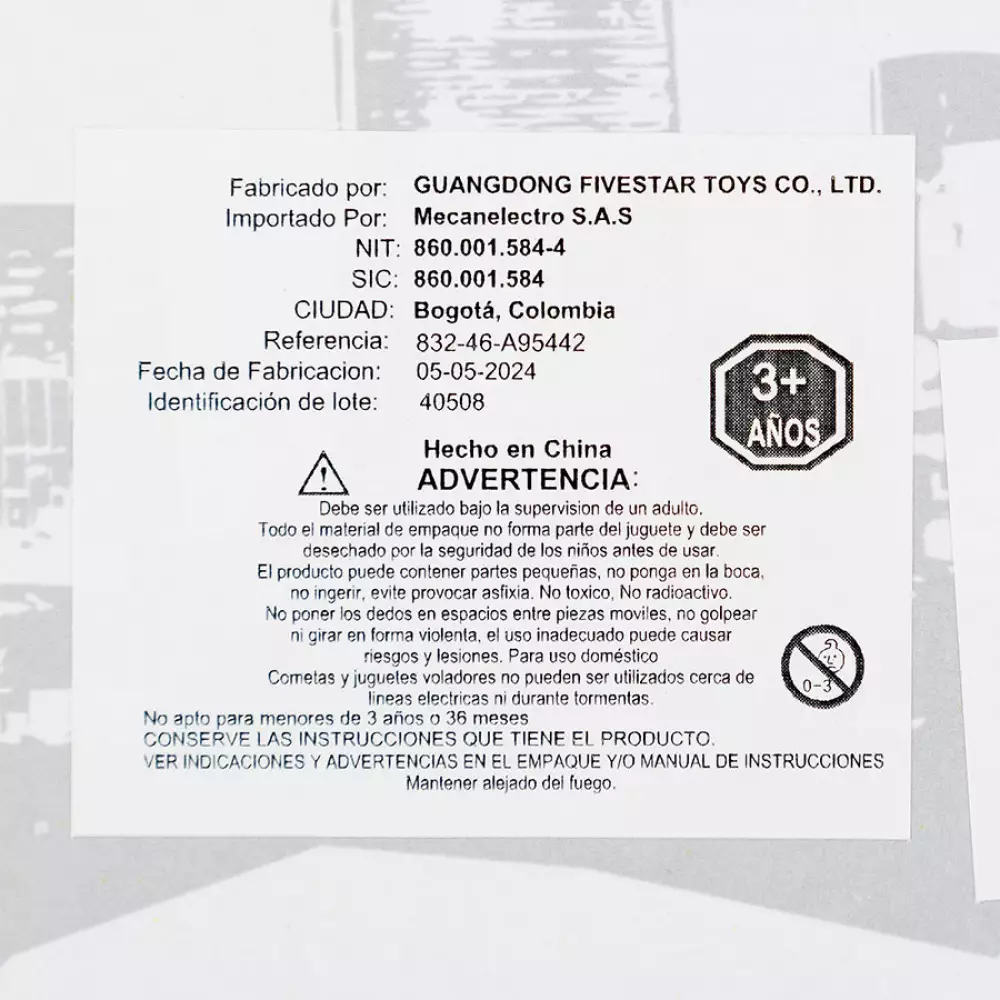 Carro Maypa Bomberos Rc 39X11Cm Rojo Plastico