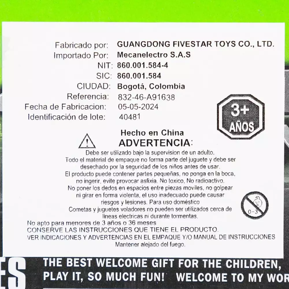 Carro Maypa Con Luz Y Sonido  19X9Cm Negro Azul  Plastico