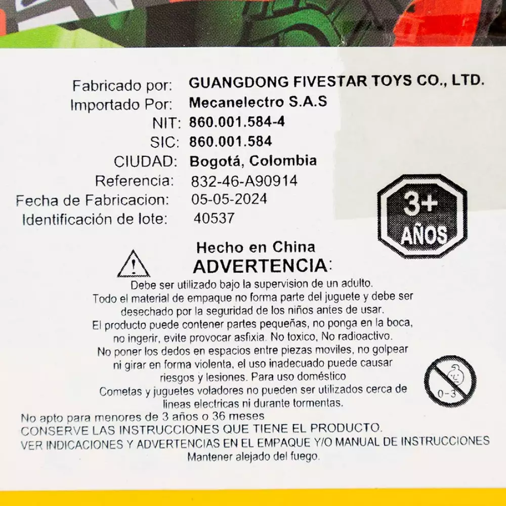 Carro Maypa Rc Luzy Usb 28X16Cm Plastico