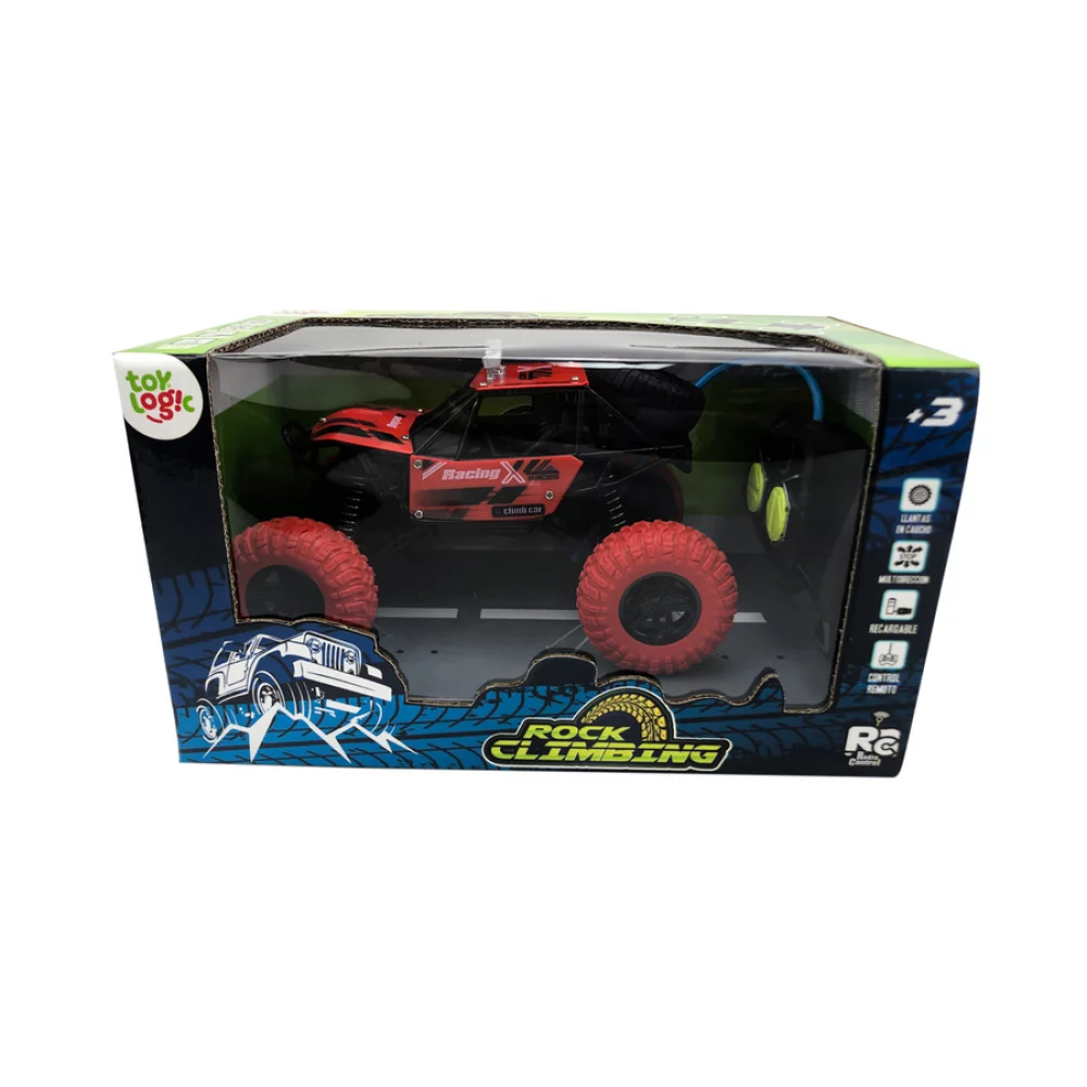 Carro R/C Toy Logic Rojo Climber Bateria Recargable Toy-68903