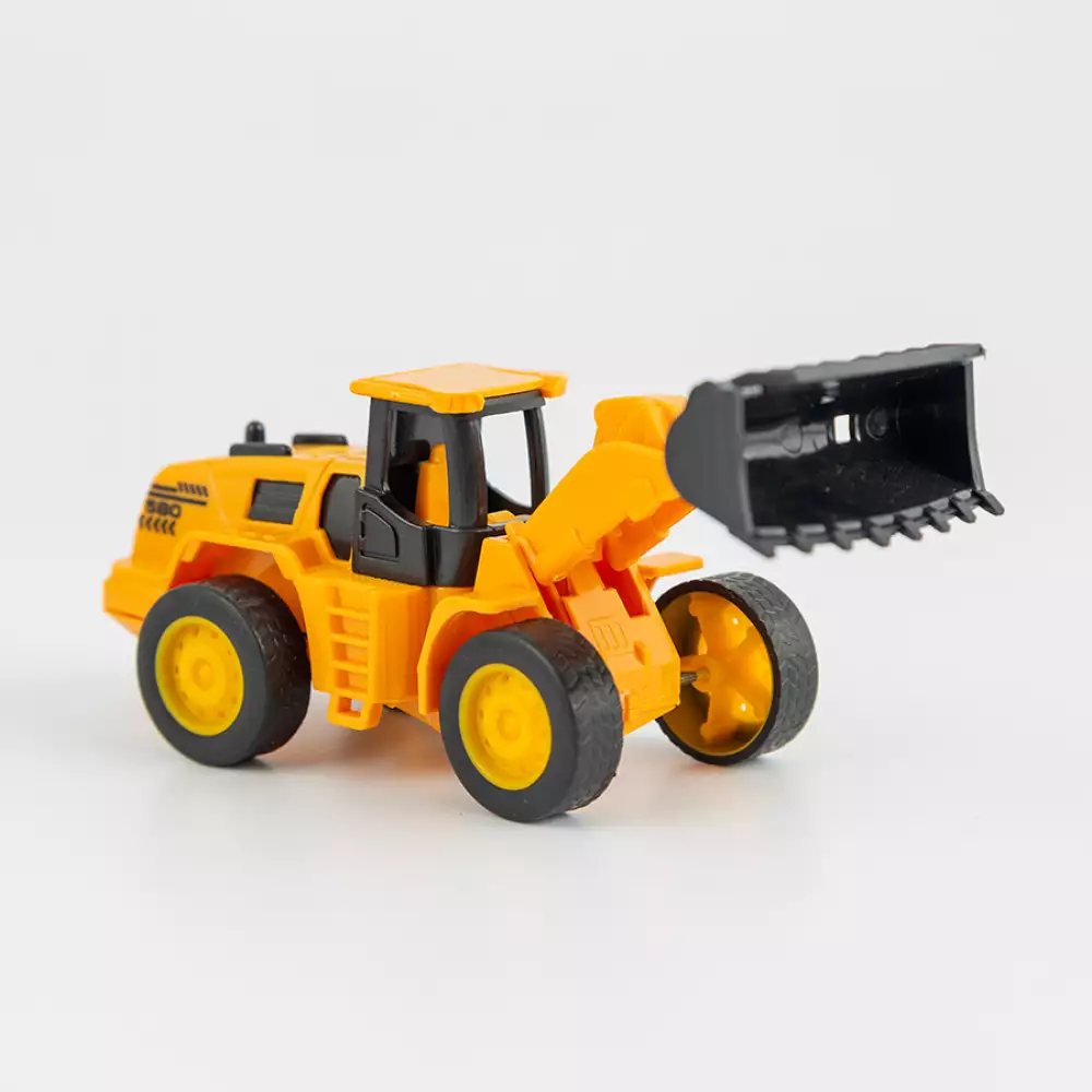 Carros Maypa Construccion 27X5Cm Amarillo 4 Ud Plastico