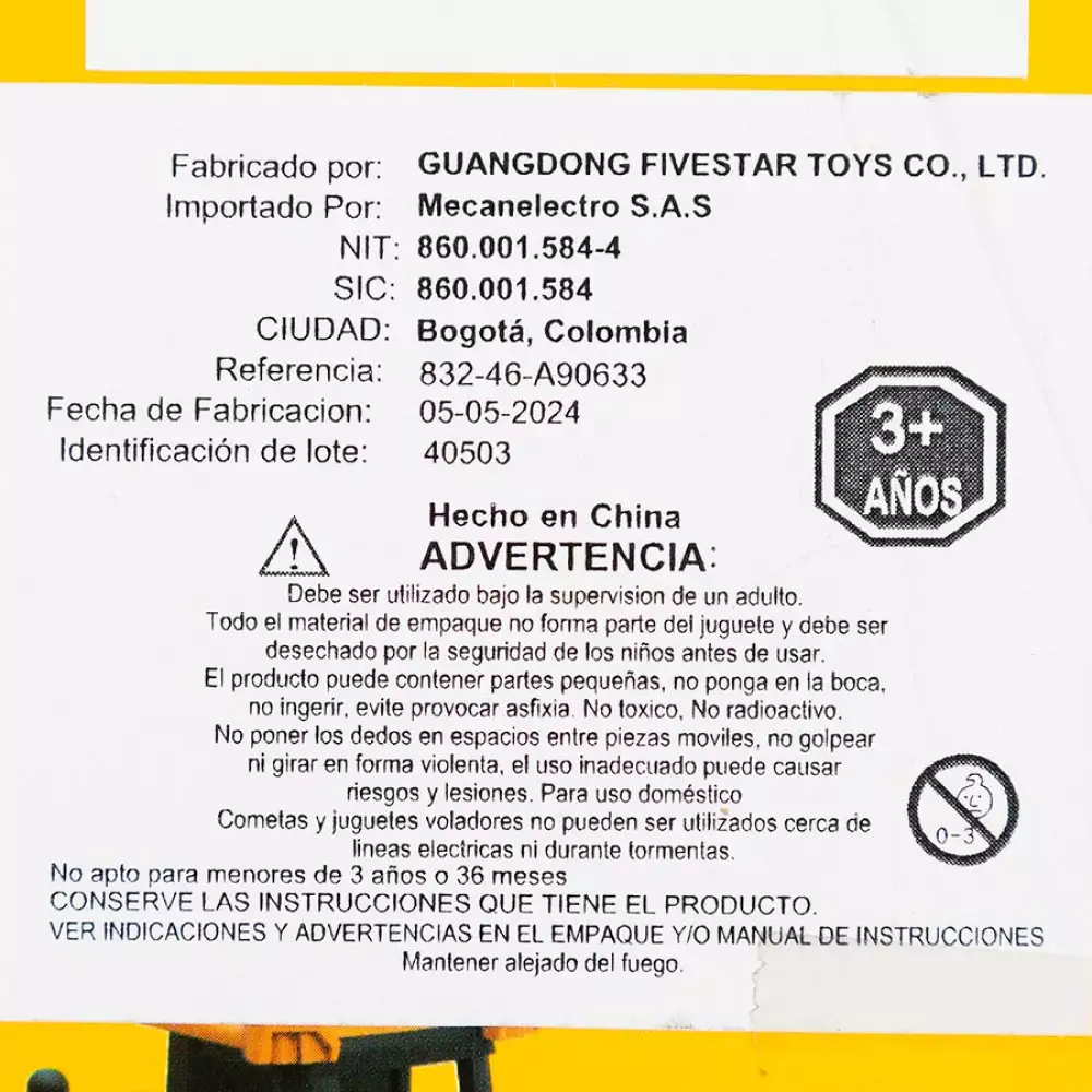 Carros Maypa Construccion 27X5Cm Amarillo 4 Ud Plastico